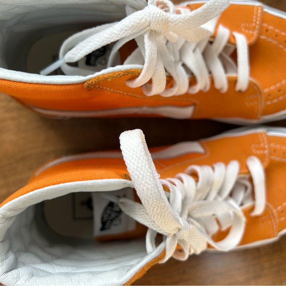Vans Sk8-Hi - Kids 4.5 - Desert Sun - Orange Hi tops - Picture 6 of 15